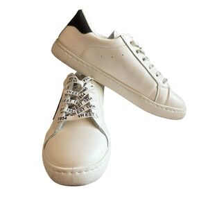 Vintage Havana Carla Black White Sneakers Star Logo Shoes Size 8